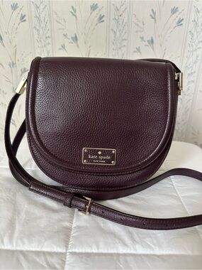 Kate Spade Plum Leather Crossbody